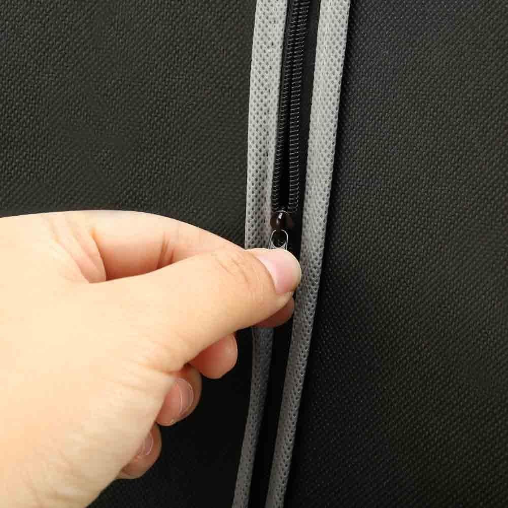 Value 10-pack breathable garment covers for dust protection, closet organization, & travel storage.