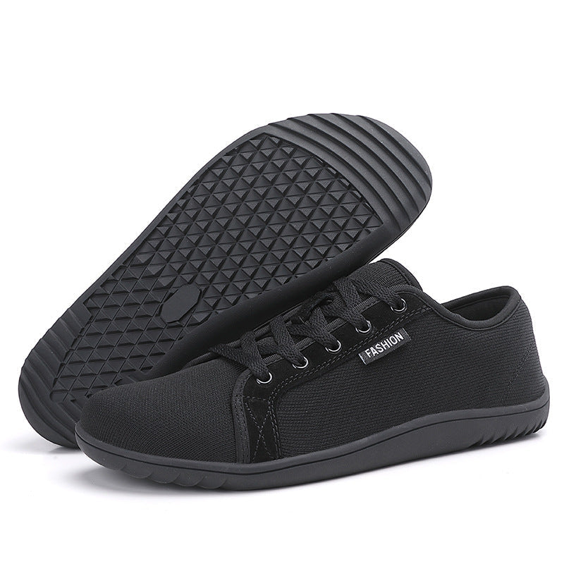 Unisex zero-drop walking shoes for natural alignment, comfort, and daily wear. Lightweight, wide fit design.