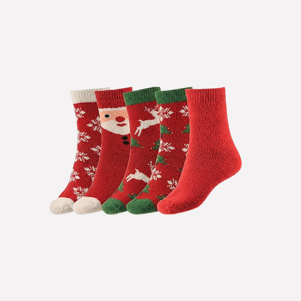 Thick women's cozy winter crew socks. Super warm, solid-colored, great for cold weather & everyday wear.