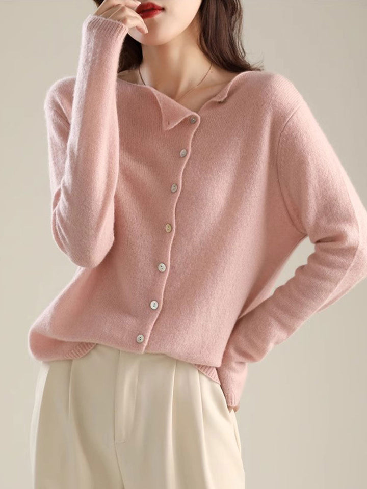 Effortless women's elegant cardigan. Soft knit, relaxed fit, perfect layering for cozy comfort.