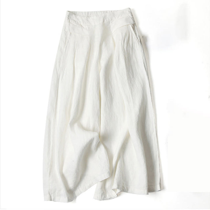 Women's high-waist wide-leg pants, designed for a relaxed yet stylish everyday wear.