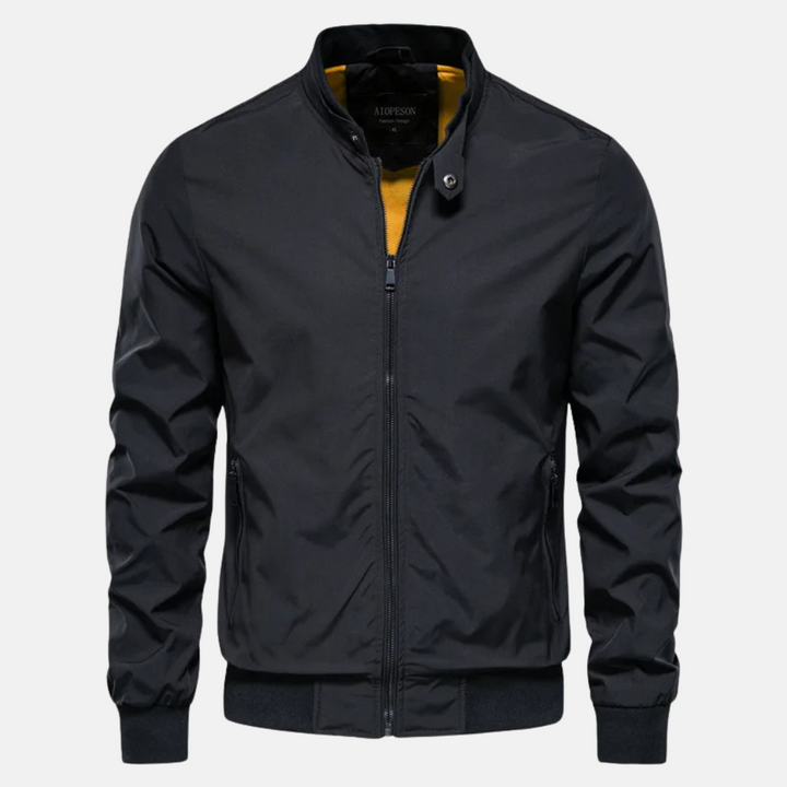 Men's windproof outdoor field jacket, durable for all-season comfort and protection.