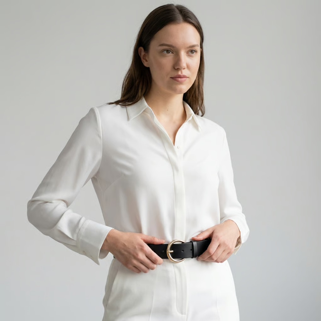 Stylish multipack women's faux leather belts with adjustable fit & chic gold buckles for any outfit.