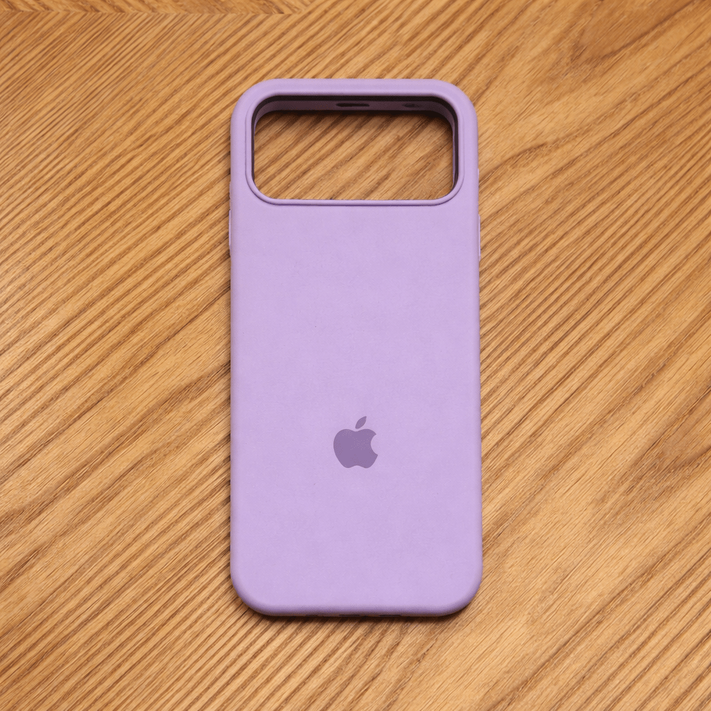 High-quality protective MagSafe-compatible silicone iPhone cover, featuring a smooth, soft-touch finish.