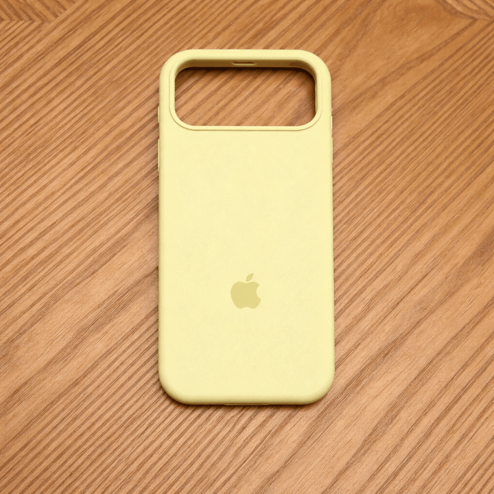 Smooth soft-touch silicone iPhone case, MagSafe-enabled for easy use and superior protective performance.