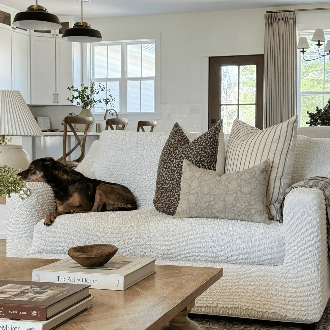 3 - Seater Stretch Sofa Slipcover for Microfiber Couch - Lexians