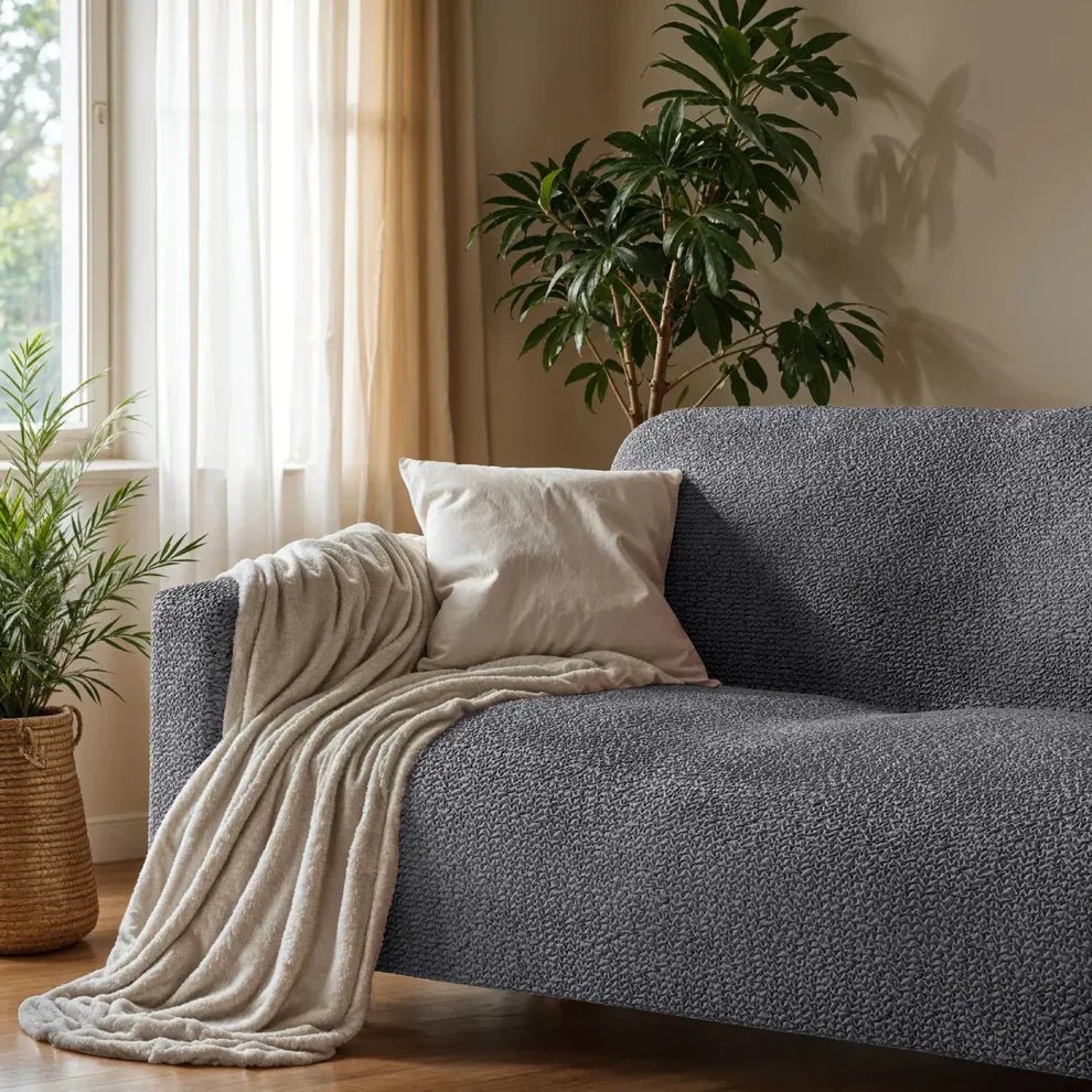 3 - Seater Stretch Sofa Slipcover for Microfiber Couch - Lexians