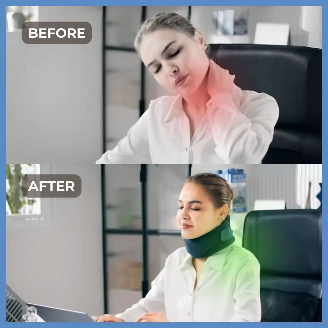 Unisex ergonomic pillow for superior neck support & snore relief, ensuring comfortable, restful sleep for everyone.