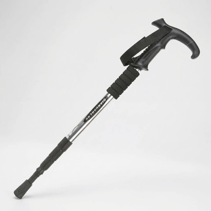 Versatile trekking pole for men & women. Adjustable height for optimal trail support, stability, & travel hiking.