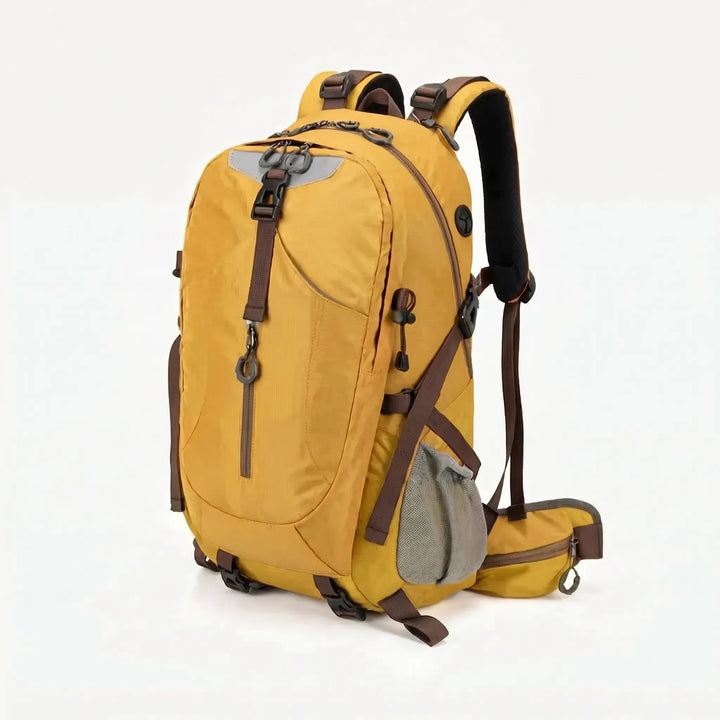 Rugged 11 Gallon unisex daypack, water-resistant and durable for challenging hiking and camping trips.