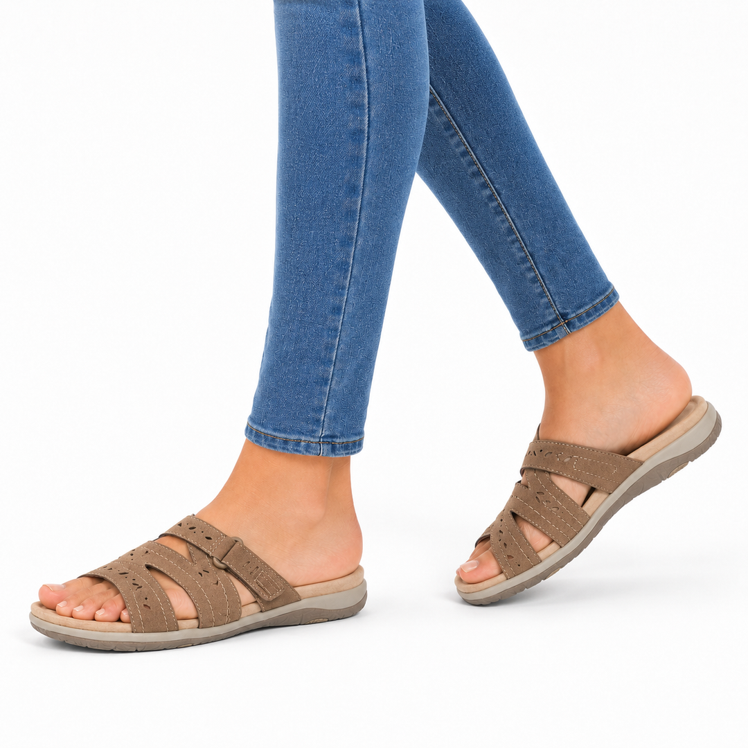 Casual orthopedic sandals for women, designed for ultimate comfort and slip-resistant wear.