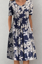 Navy Floral