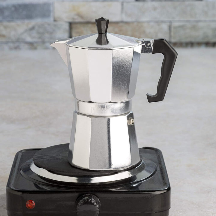 6 - Cup Aluminum Stovetop Espresso Maker - Lexians