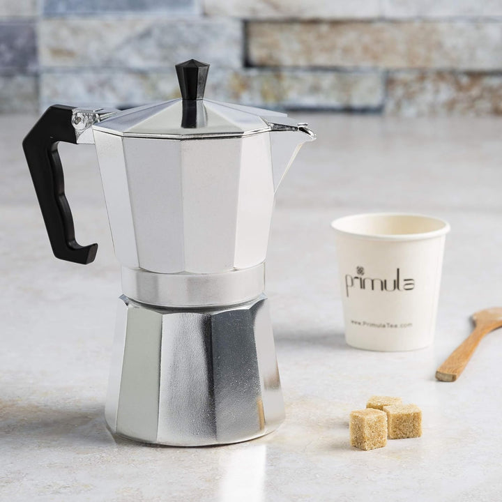 6 - Cup Aluminum Stovetop Espresso Maker - Lexians