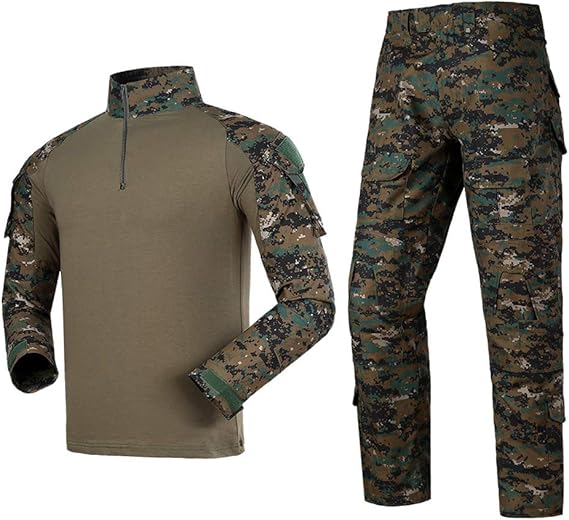 Men’s Tactical Combat Shirt & Pants Set
