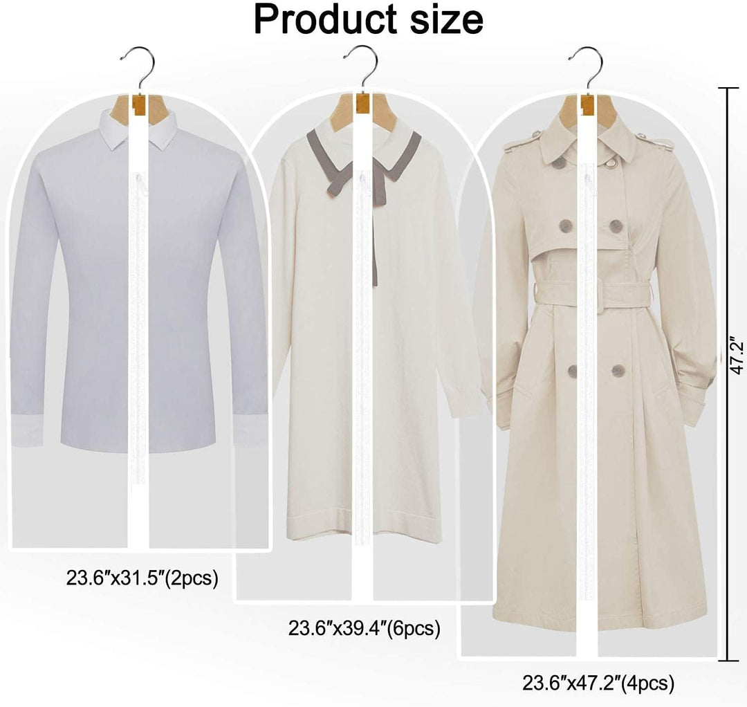 Travel garment bag, 71-inch, for preserving long dresses, gowns & special occasion outfits.