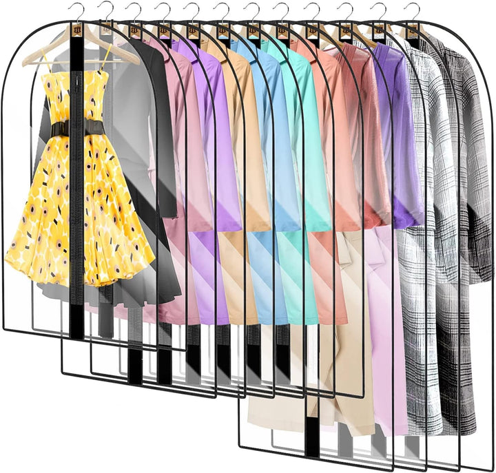 Premium 71" garment bag for dresses, suits, and gowns, ensuring wrinkle-free transport.