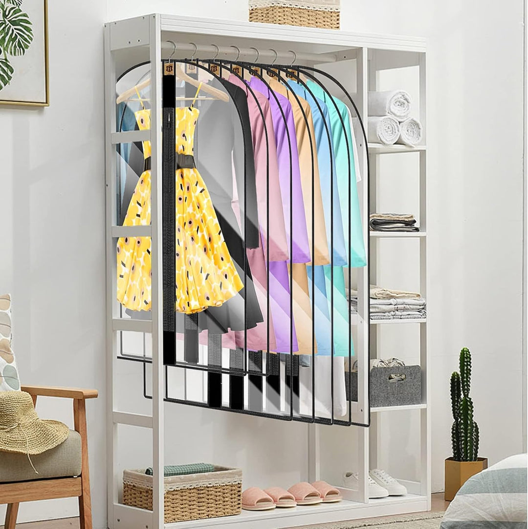 Durable 71-inch garment bag for dresses, ideal for preserving gowns & special clothing.