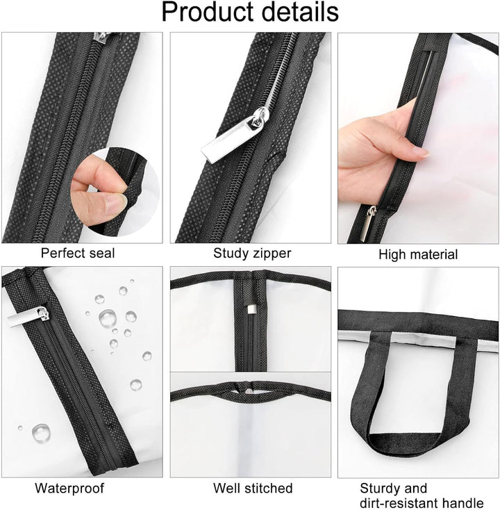 Foldable 71-inch garment bag for travel, keeping long dresses and suits pristine.