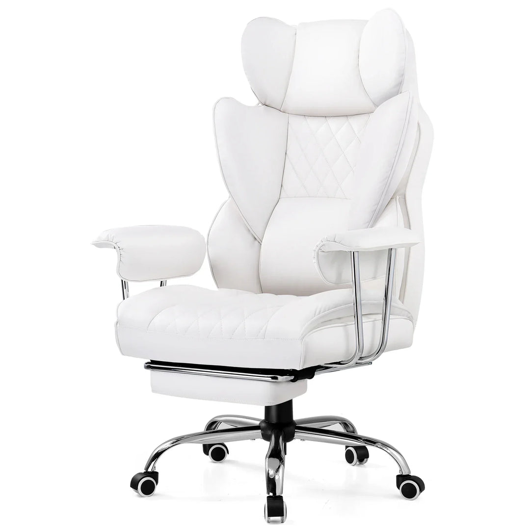 Ultimate comfort gaming chair, heavy duty frame, PU leather, designed for larger body types.