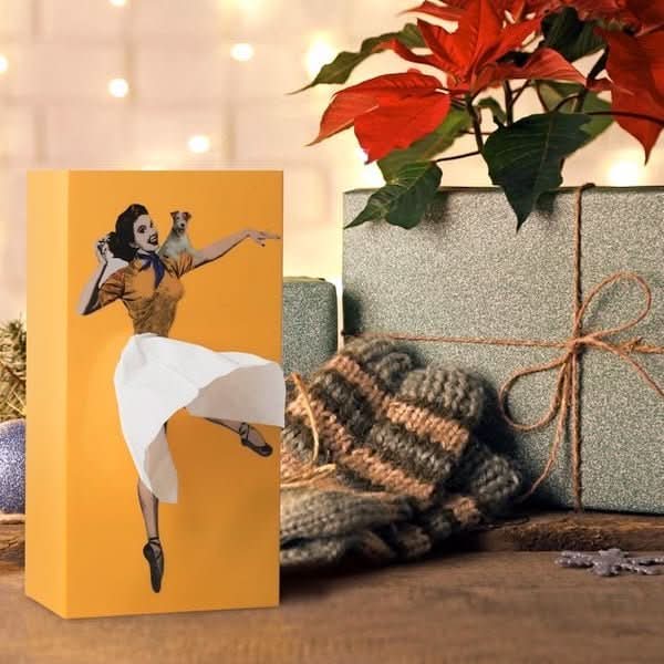 Playful rock decorative tissue box, a unique modern accent for living room or bedroom decor, stylish storage.