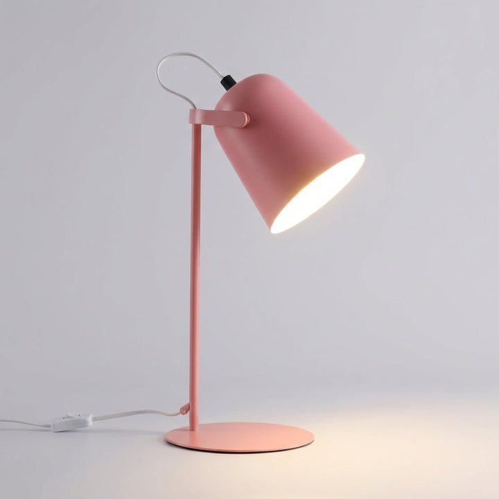 Glintor modern desk lamp with adjustable head, ideal for focused task lighting in home office setups.