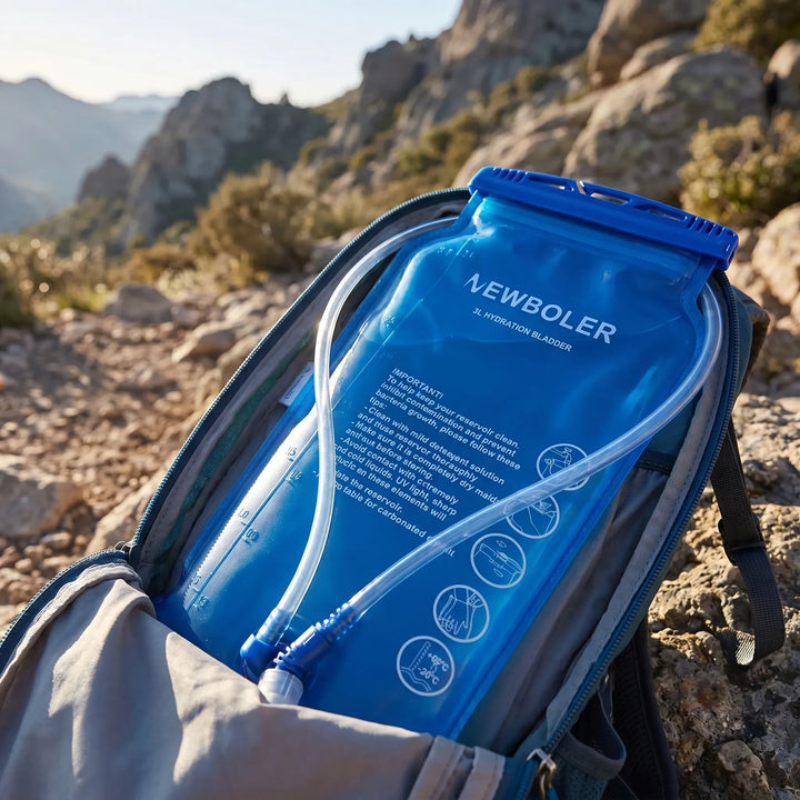 BPA-free outdoor hydration bladder reservoir for hiking, running & cycling. Essential water storage for sports.