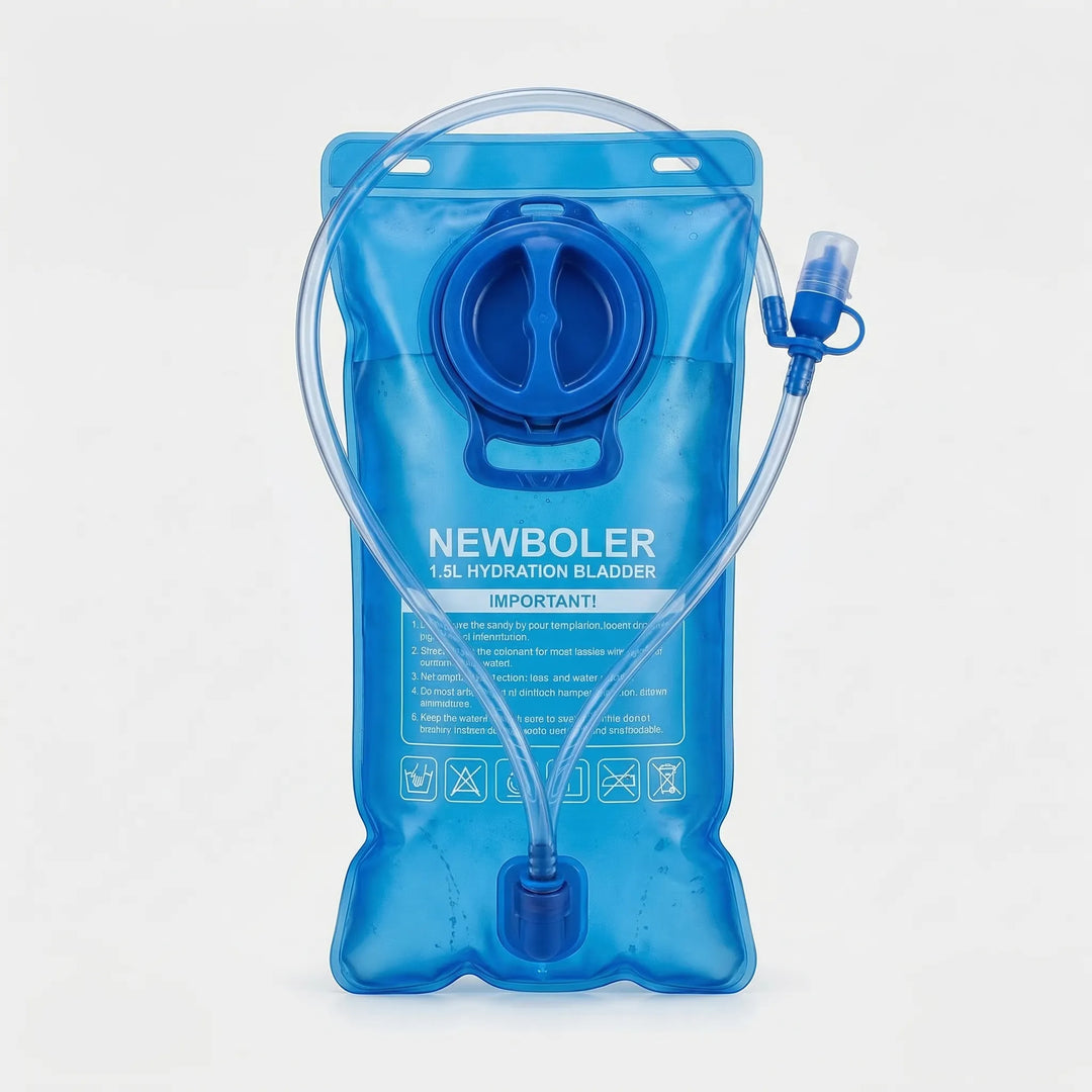 High-flow BPA-free hydration bladder with secure connections for reliable water delivery during outdoor activities.