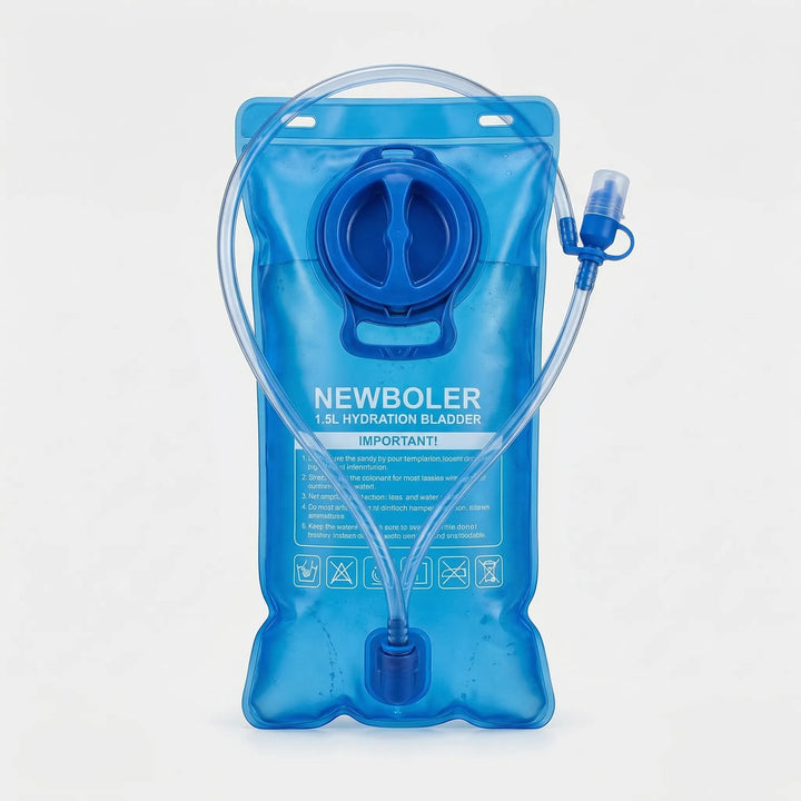 High-flow BPA-free hydration bladder with secure connections for reliable water delivery during outdoor activities.