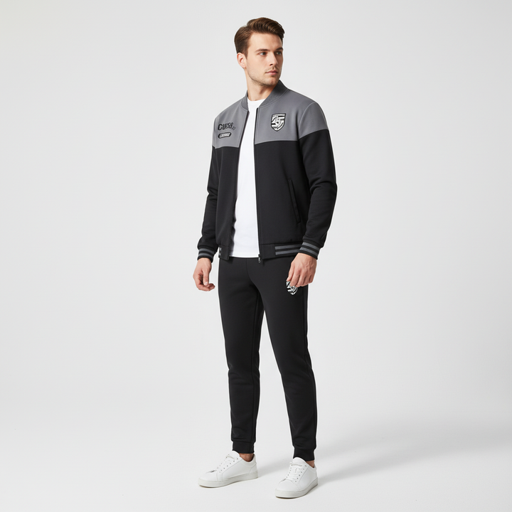 Effortless men's baseball style tracksuit for activewear, loungewear, and everyday sporty fashion.