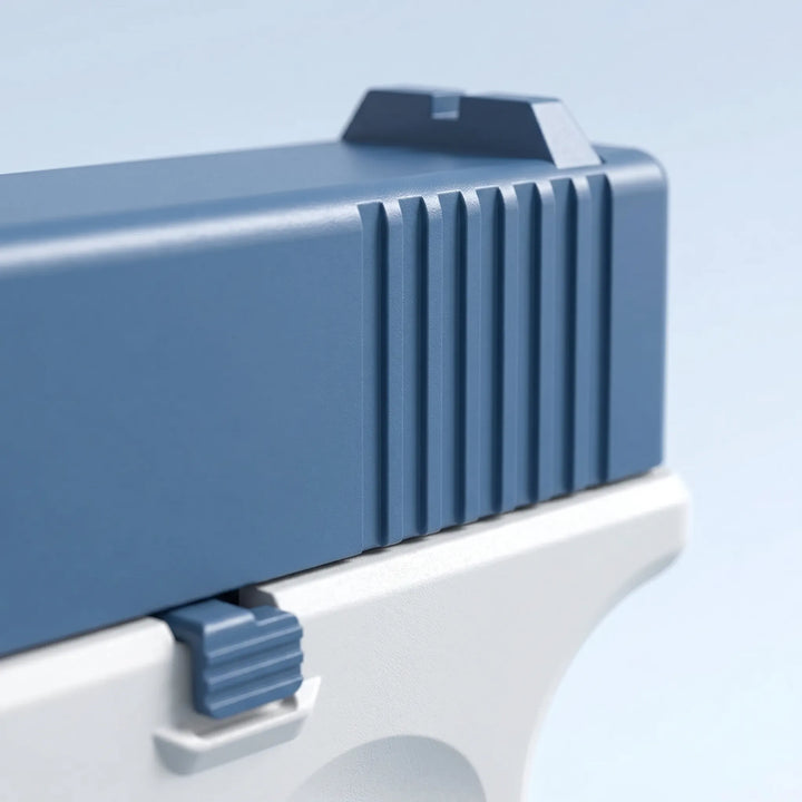 Powerful electric water blaster, rechargeable & ready for summer fun. Great for beach, pool, or backyard water fights.