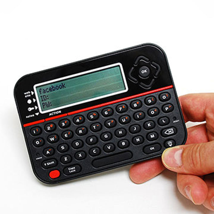 Digital password manager and security vault, providing portable & secure offline credential storage.