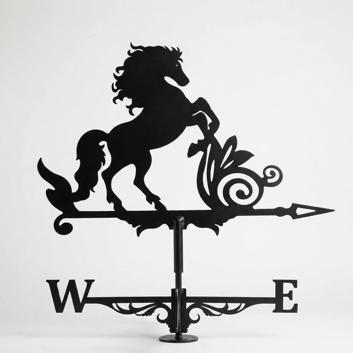 Stylish home exterior weathervane, a decorative element and practical wind direction guide.