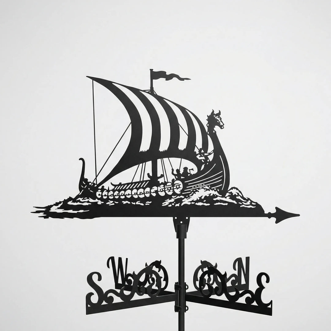 Dragon art weathervane, a striking outdoor decor piece and weather indicator.