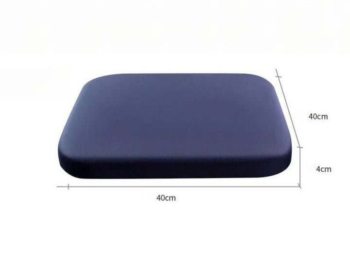 Versatile memory foam seat cushion for home, office, or car; offers ergonomic back support & coccyx pressure relief.
