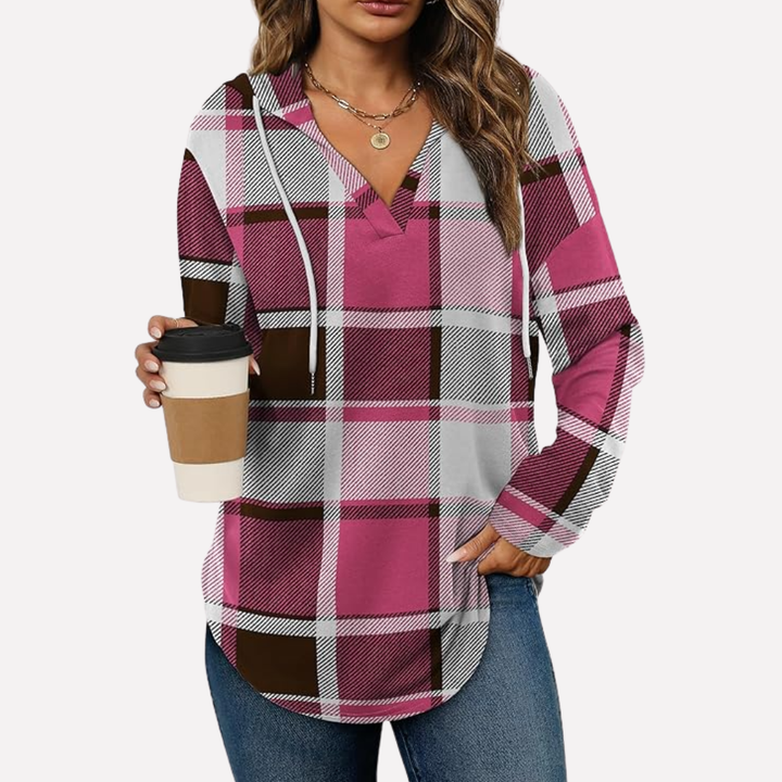 Cozy oversized women's hoodie, a casual comfort essential for loungewear and everyday wear.