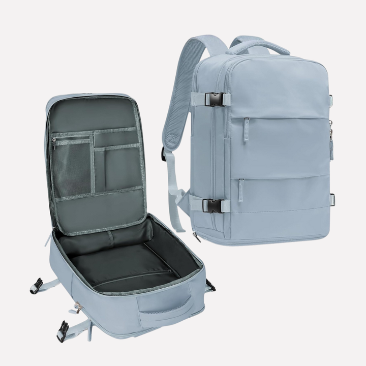 Durable unisex travel backpack made for lasting adventures & daily use.