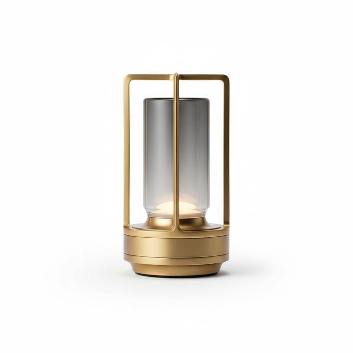 Nordic Crystal Lantern Lamp - Cordless & Rechargeable