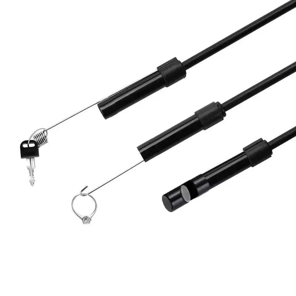 Waterproof USB diagnostic inspection camera for tight spaces, compatible with Android & PC devices.