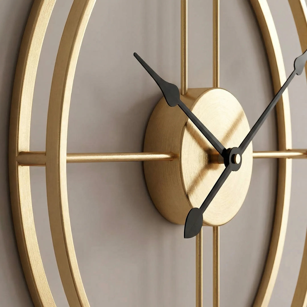 Modern minimalist round clock, perfect for stylish home or office wall decor.