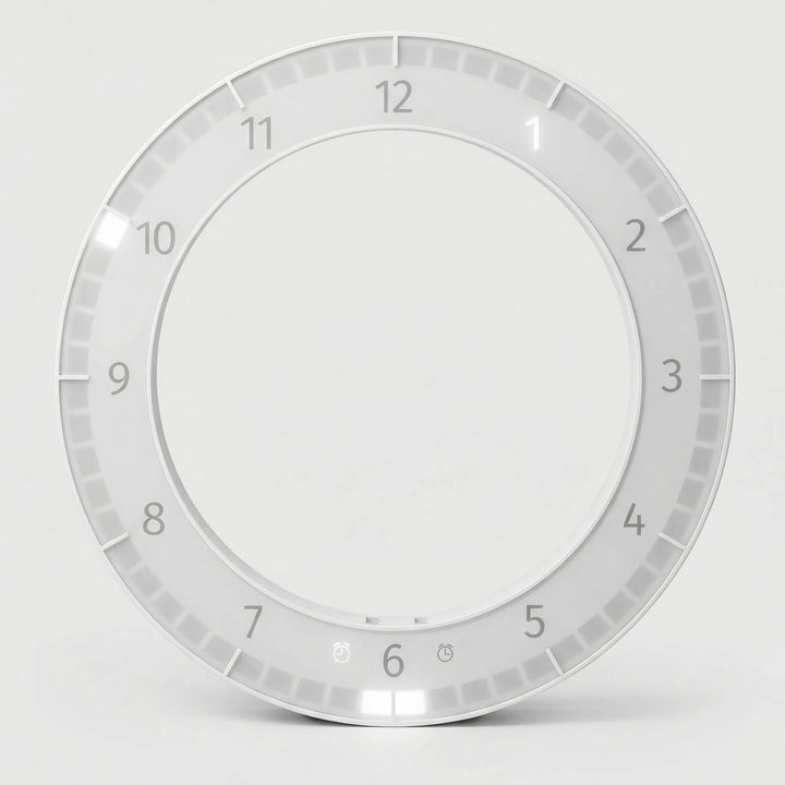 Sleek contemporary LED digital wall clock, a stylish timepiece for any modern home or office.