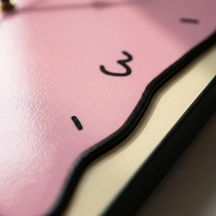 Contemporary square decorative clock, a quiet and stylish accent for modern living room or office.