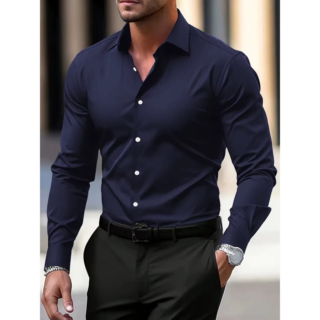 Men's Stylish Slim Fit Spring Button-Down Shirt