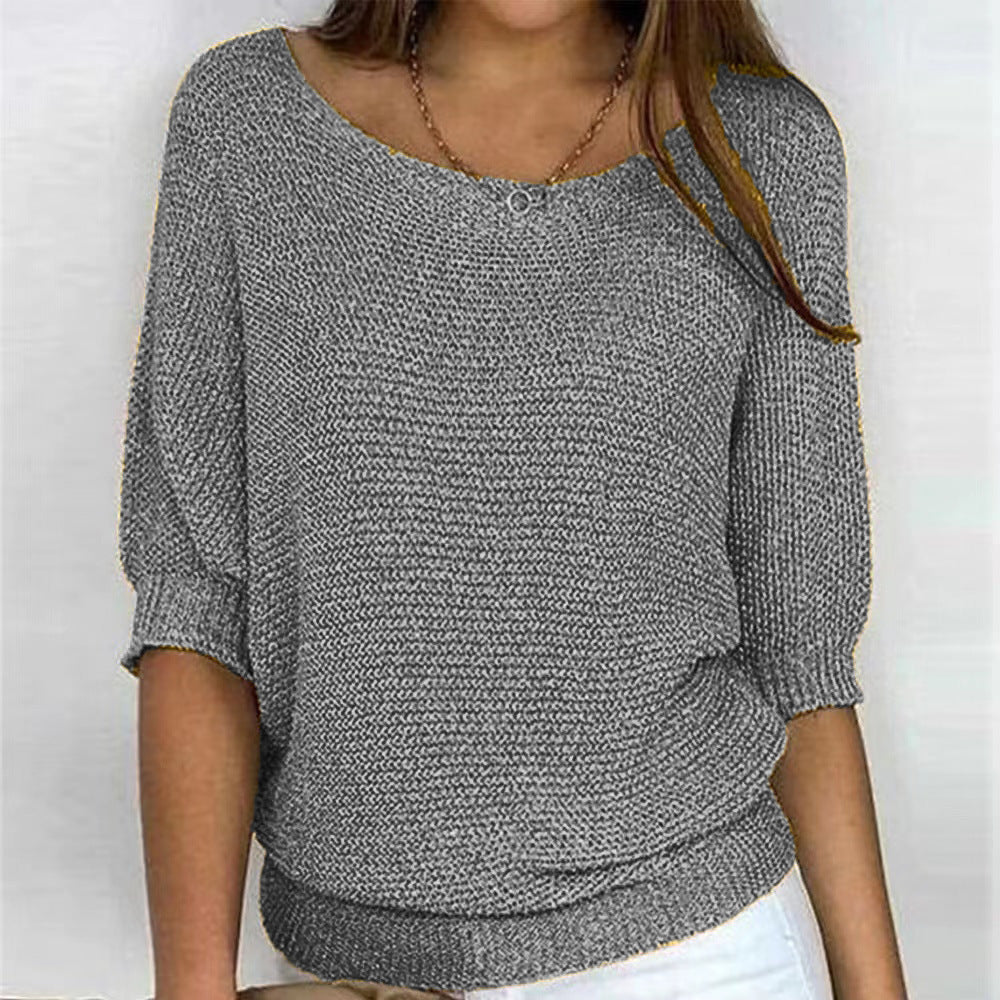 Soft knit women's pullover sweater for ultimate everyday comfort & warmth.