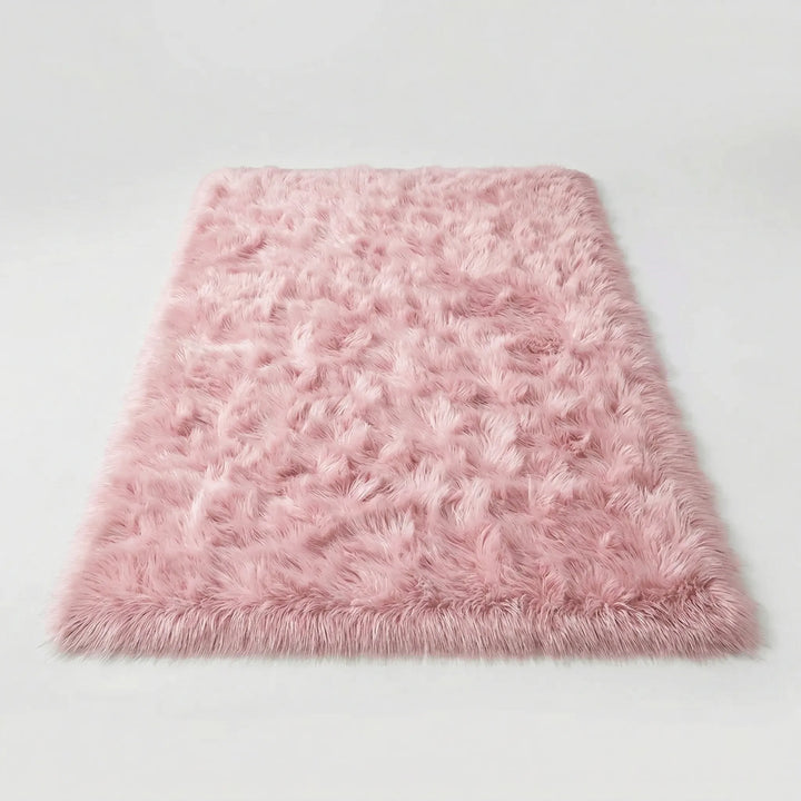 Ultra-soft plush rug, Flowique wave design, provides luxurious comfort and a stylish floor covering for homes.
