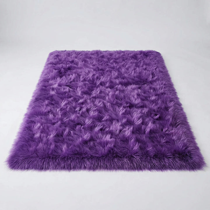Easy-care neutral area rug for bedrooms, plush texture with a modern wave pattern for ultimate soft comfort.