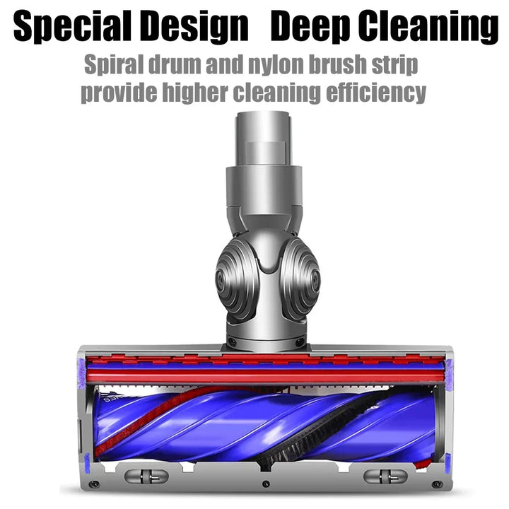 Tangle-free power head replacement for V7-V15 cordless vacuums, effective on pet hair and all floor types.