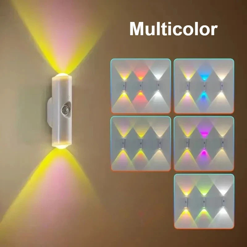 Accent SmartGlow LED wall light, motion sensing, USB rechargeable for modern homes.