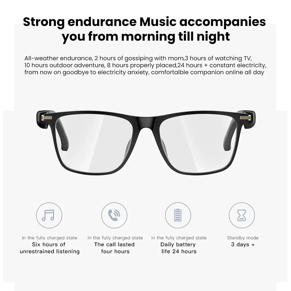 Stylish men's audio sunglasses for hands-free calls & music. Smart tech, waterproof, perfect for active outdoor lifestyles.