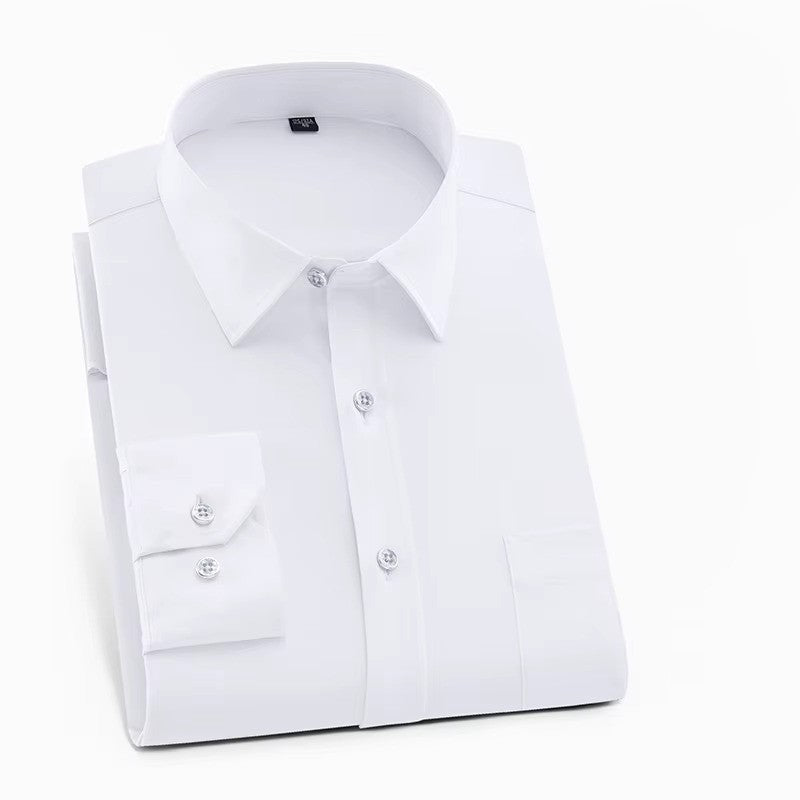 Stylish men's long-sleeve smart casual shirt. Perfect versatile top for office wear & modern men's fashion.